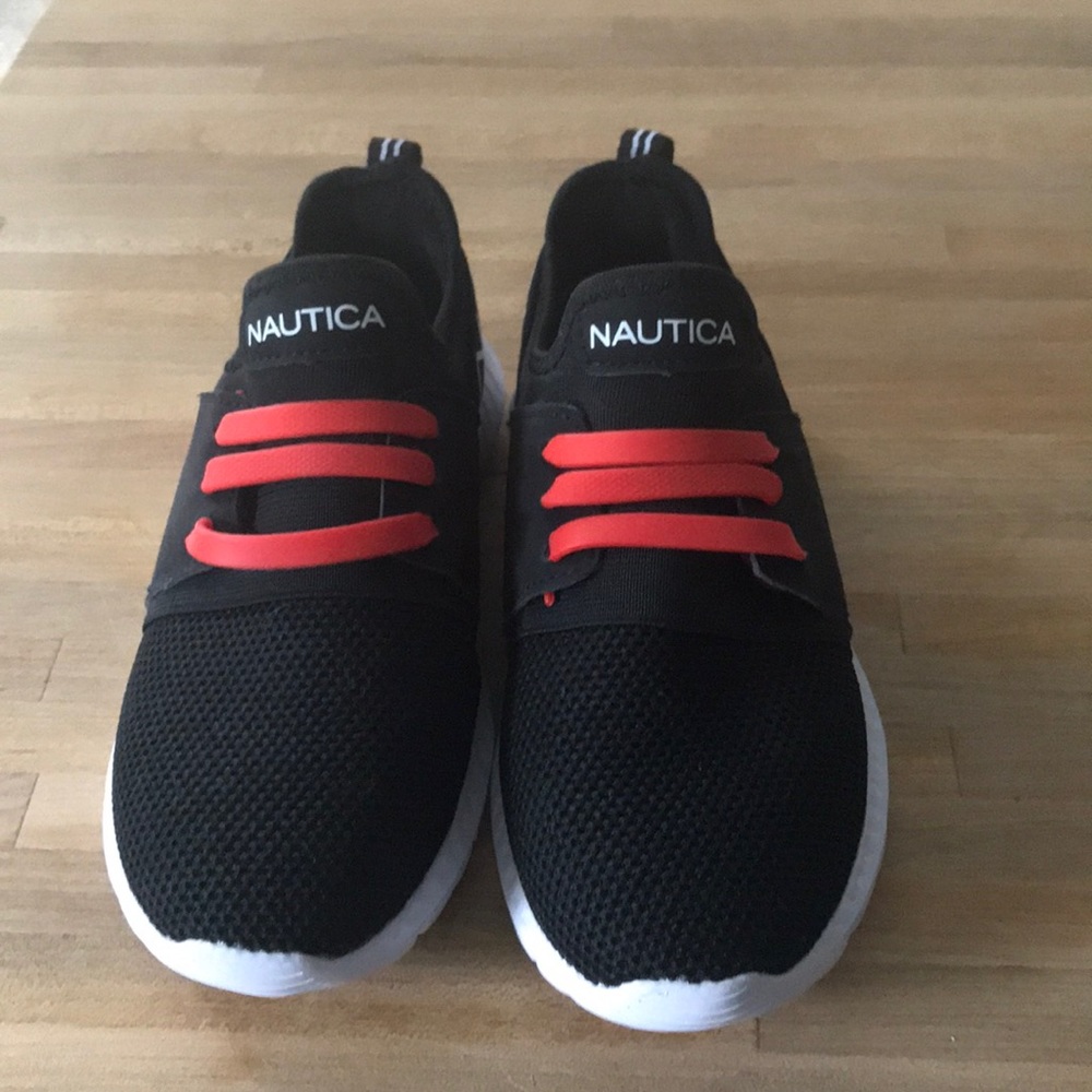 Boys Nautical Slip On Sneaker Size 13 *new*